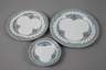 Meissen drei Teller aus dem "Flügelmuster-Service"