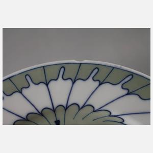 Meissen drei Teller aus dem "Flügelmuster-Service"