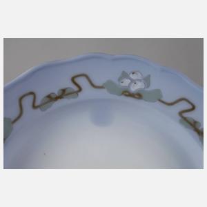 Meissen Suppenteller mit Früchteband