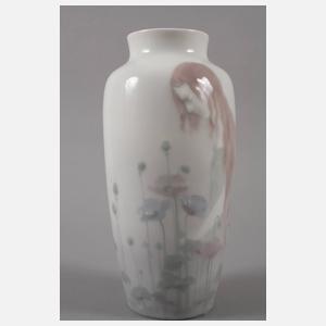 Rörstrand Vase mit figürlichem Reliefdekor