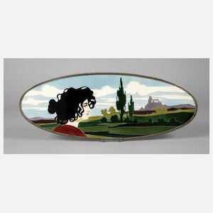 Tablett J. von Schwarz