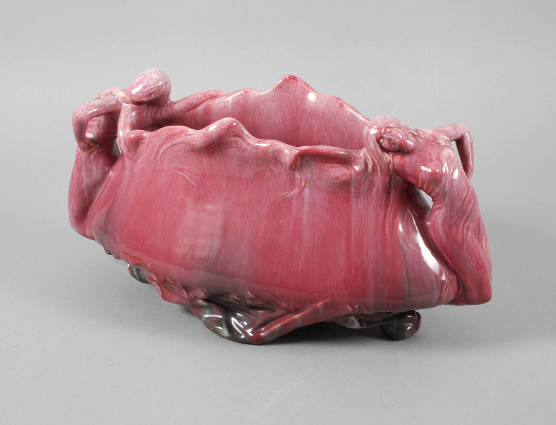 Frankreich große figürliche Jardiniere