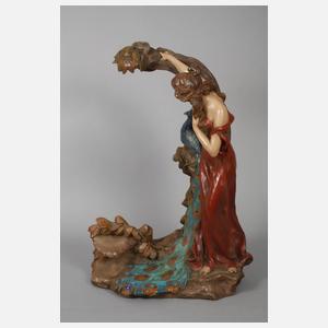 Figürlicher Salonspiegel Allegorie der Schönheit