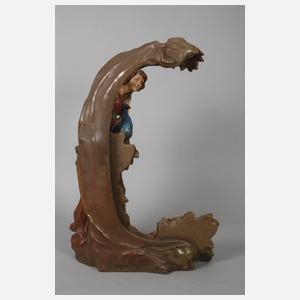 Figürlicher Salonspiegel Allegorie der Schönheit