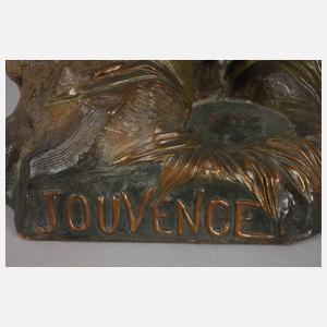 Figürliche Salonlampe "Die Jugend"