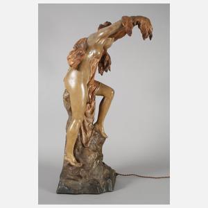 Figürliche Salonlampe "Die Jugend"