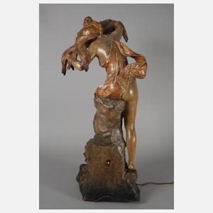 Figürliche Salonlampe "Die Jugend"