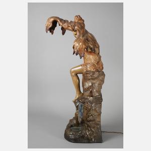 Figürliche Salonlampe "Die Jugend"