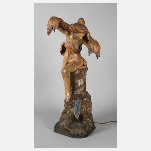 Figürliche Salonlampe "Die Jugend"