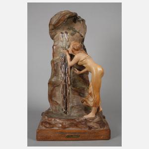 Figürlicher Salonlampe "Die Quelle"