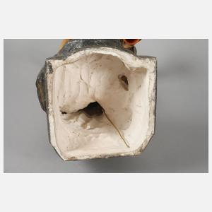 Goldscheider Wien figürliche Salonlampe