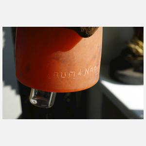 Goldscheider Wien figürliche Salonlampe