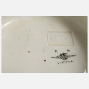 Goldscheider Wien "Drei sitzende Eulen"