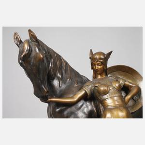 Goldscheider Wien "Amazone mit Schild"