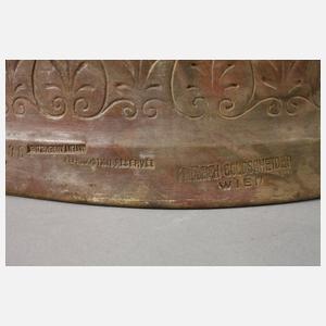 Goldscheider Wien figürliche Salonlampe