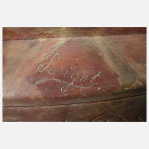 Goldscheider Wien figürliche Salonlampe