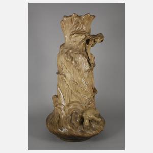 Goldscheider Wien monumentale Vase