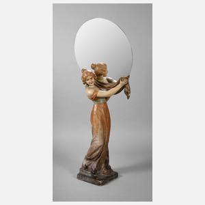 Figürlicher Salonspiegel