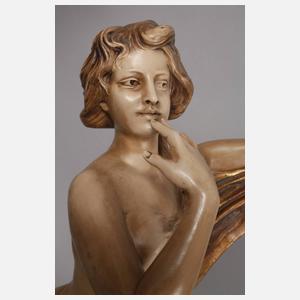 König & Lengsfeld figürlicher Salonspiegel