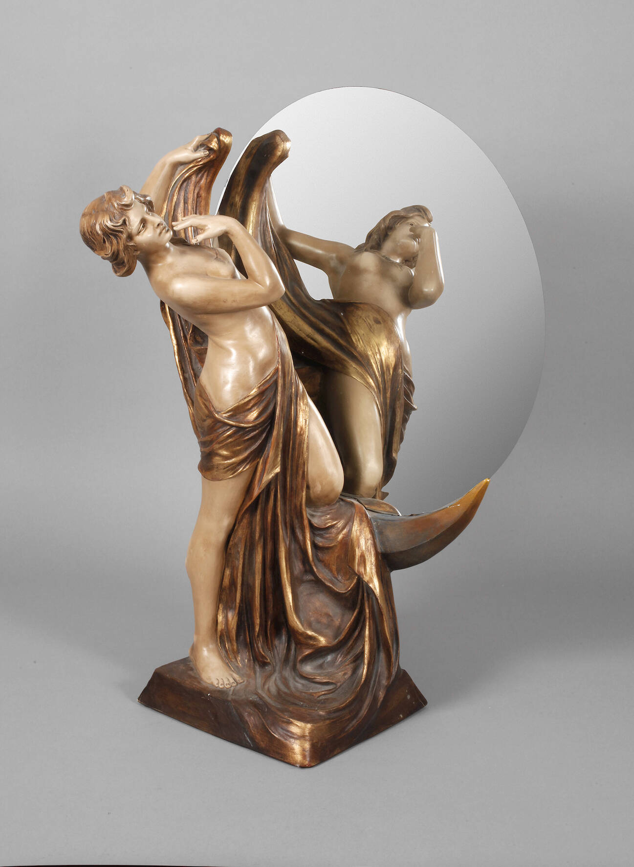 König & Lengsfeld figürlicher Salonspiegel