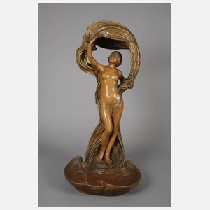 Ernst Wahliss Wien figürliche Salonlampe