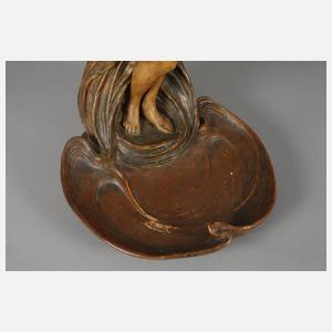 Ernst Wahliss Wien figürliche Salonlampe