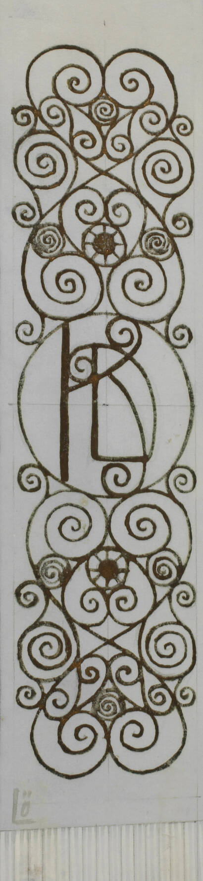 Bertold Löffler, Entwurf für ein Lesezeichen