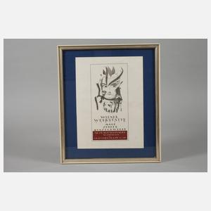 Handwerbezettel der Wiener Werkstätte