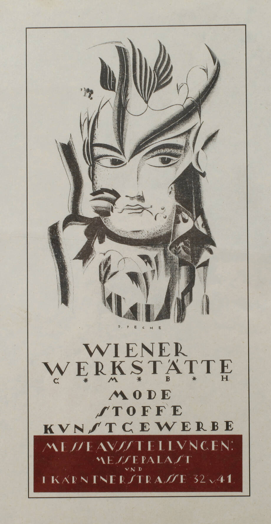 Handwerbezettel der Wiener Werkstätte