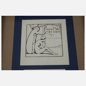 Franz Marc, Zwei Exlibris