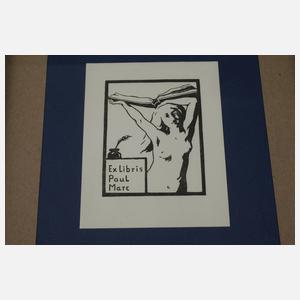 Franz Marc, Zwei Exlibris