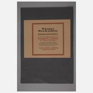 Werbeanzeige der Wiener Werkstätte
