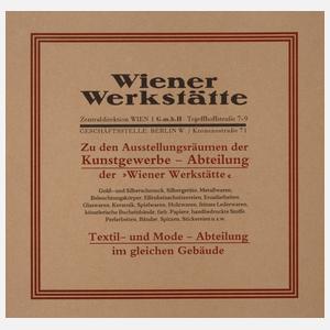 Werbeanzeige der Wiener Werkstätte