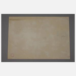 Blankorechnungsformular der Wiener Werkstätte