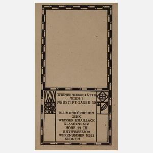 Musterkarte Wiener Werkstätte