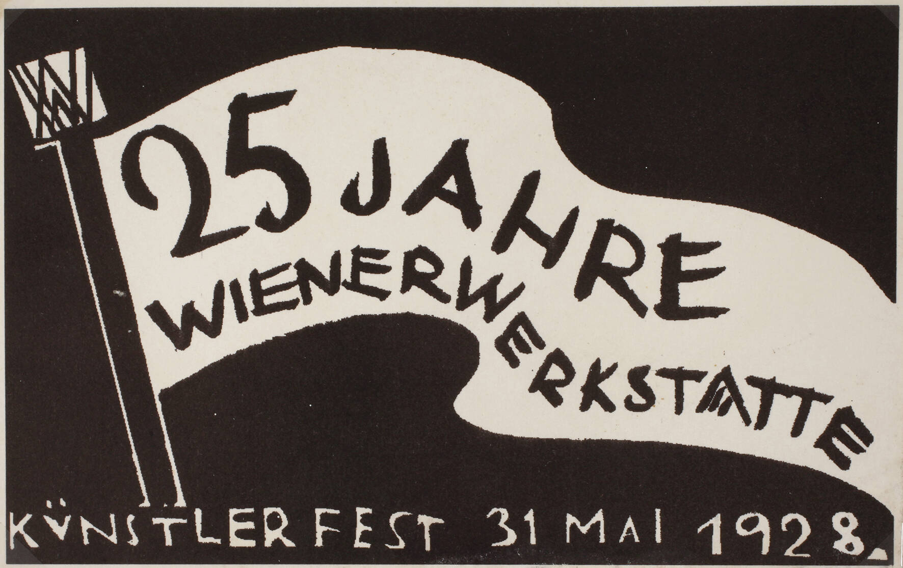 Seltener Handzettel Wiener Werkstätte