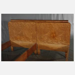 Doppelbett Art déco