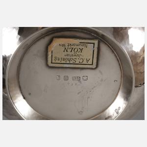 Silberkanne mit Basthenkel