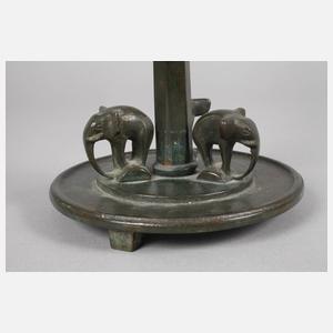 Leuchter mit Elefanten Art déco