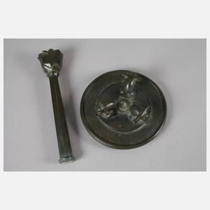 Leuchter mit Elefanten Art déco