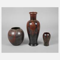 WMF Ikora drei Vasen Art déco111