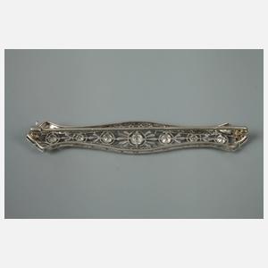 Brillantbrosche Art déco