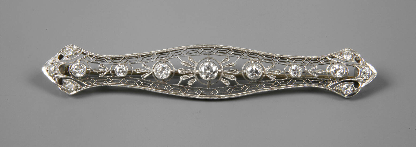 Brillantbrosche Art déco