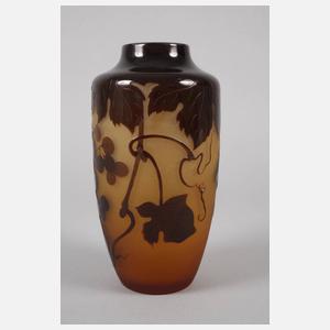 D´Argental Vase Weindekor