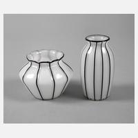 Loetz Wwe. Zwei Vasen aus der Tango-Serie111