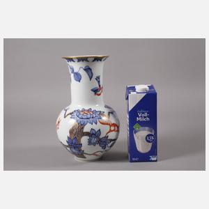 Augarten Wien Vase mit Eichhörnchenmotiv