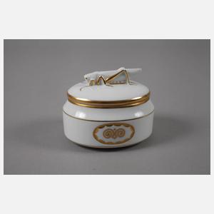 Hutschenreuther "Dose mit Schneckenknauf"