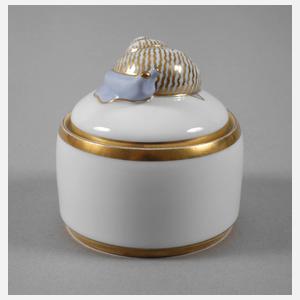 Hutschenreuther "Dose mit Schneckenknauf"