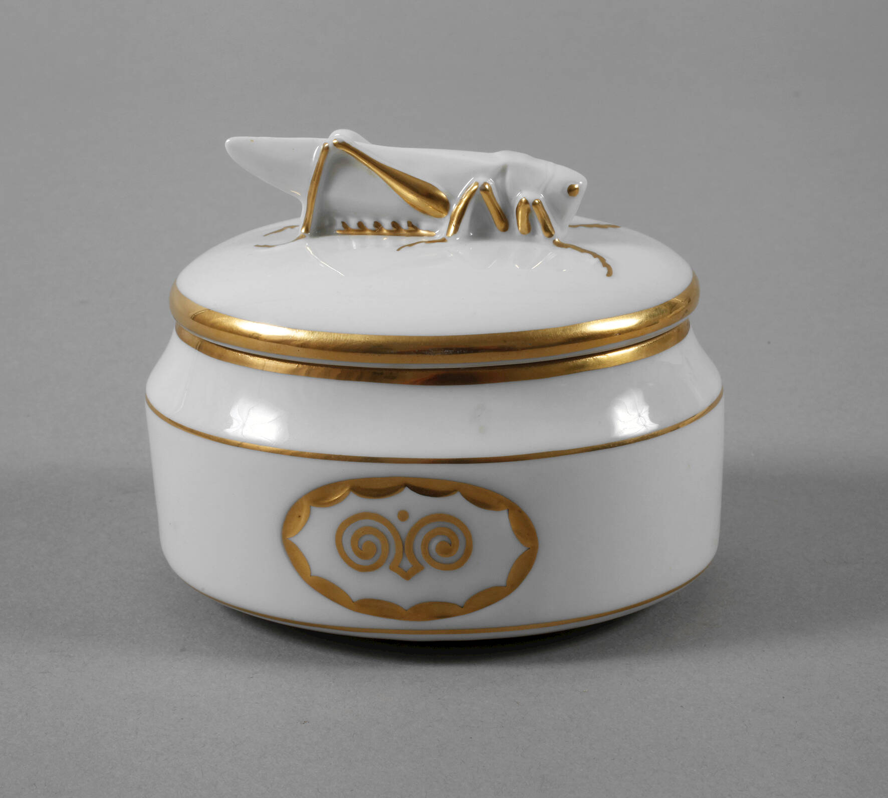 Hutschenreuther "Dose mit Heuschrecke"