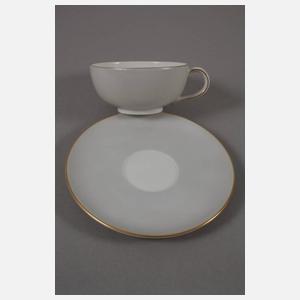 Nymphenburg fünf Mokkatassen "Lotos"